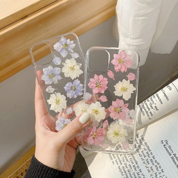 Hyuna handmade real flowers for OPPOreno5pro mobile phone case 4se soft reno2z, 3pro transparent ace2 female - Image 2